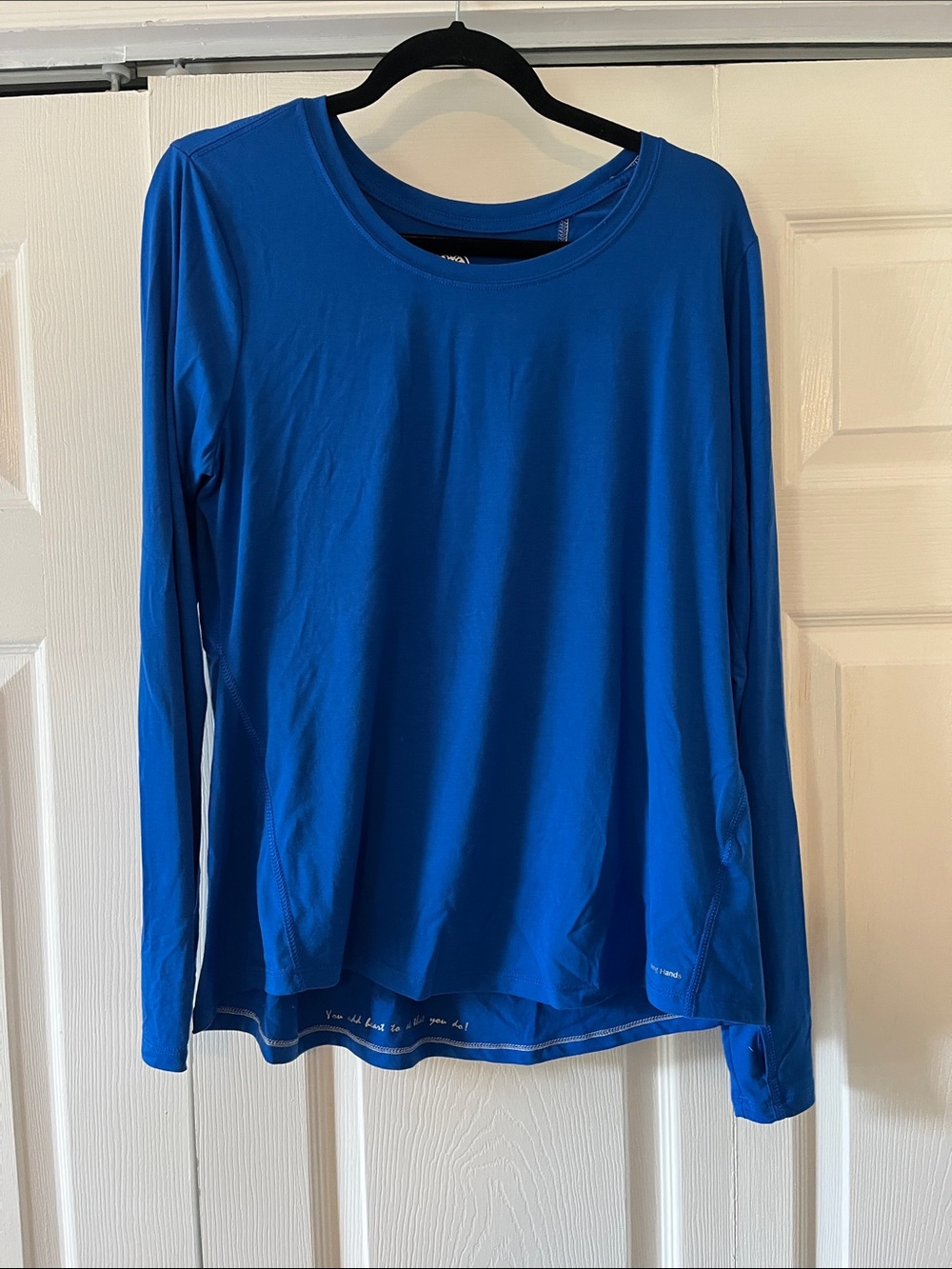 Women's Long-Sleeve Performance Top - Royal Blue